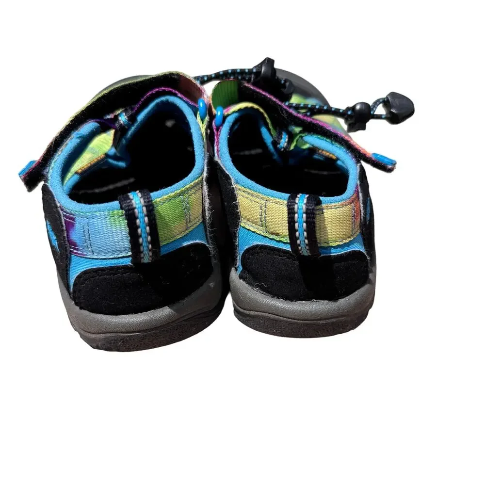 Keen Newport Sandals Tie Dye Sport Hiking Fisherman Multicolor Youth Girl Size 1